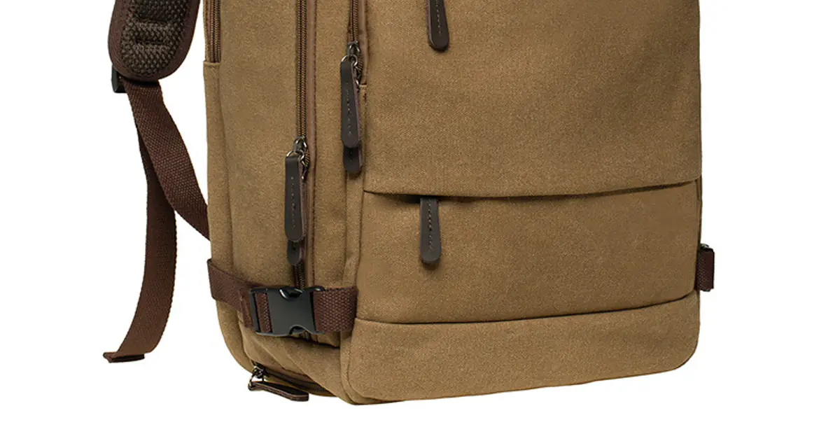 KAUKKO Canvas Backpack Review: Vintage Waxed Canvas Bag for Daily Use and Travel